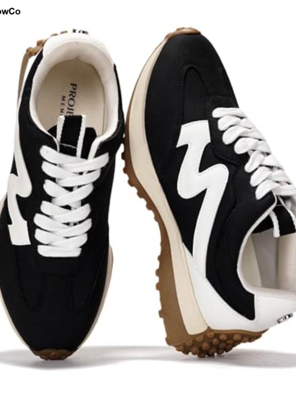 Lace Up Platform Sneakers Memory Foam Non-Slip Canvas Athletic Walking Shoes